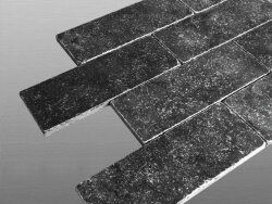 Black Marble getrommelt Wandverblender 15x7,5x1 cm...