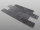 Black Marble getrommelt Wandverblender 15x7,5x1 cm schwarz grau