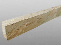 Mint spaltrau Sandstein Stele 8x25x200 cm gelb/weiß