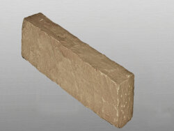 Forest spaltrau Sandstein Stele 8x25x125 cm braun