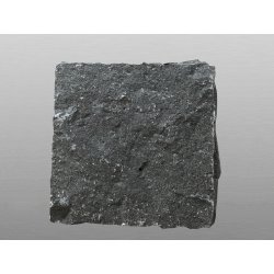 Indien Kerala Basalt spaltrau 1 Tonne Pflastersteine 15x15x7-9 cm schwarz