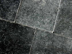 Black Marble getrommelt Fliese 20,3x20,3x1,2 cm schwarz grau