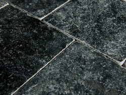 Black Marble getrommelt Fliese 20,3x20,3x1,2 cm schwarz grau
