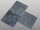 Black Marble getrommelt Fliese 20,3x20,3x1,2 cm schwarz grau