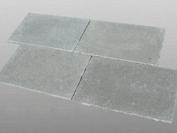 Platin antik Kalkstein Platte 40x60x2,5 cm grau