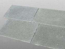 Platin antik Kalkstein Platte 60x90x2,5 cm grau