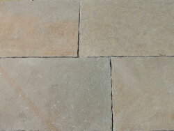 Amber Sooraj antik Kalkstein Platte 60x60x2,5 cm beige