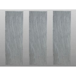 Sky Grey spaltrau Sandstein Sichtschutzwand 5-7x50x230 cm grau